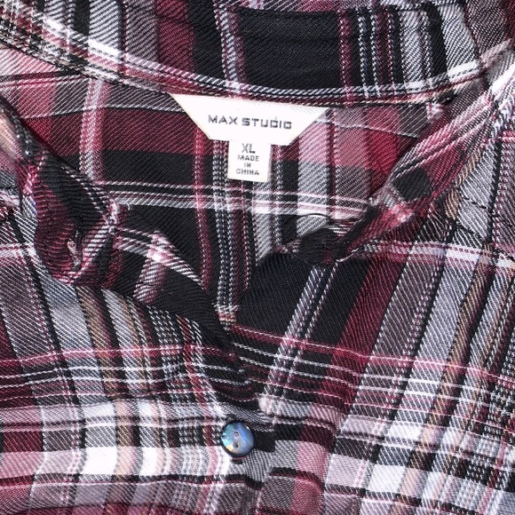 Plaid shirt/dress - Picture 2 of 4